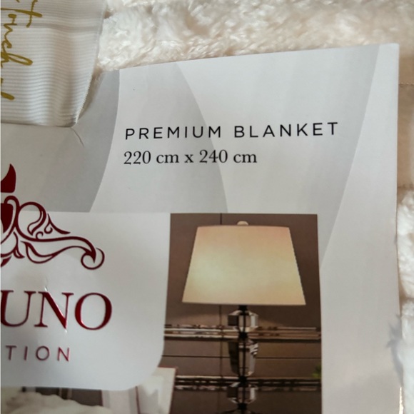 BLANKET Luxurious Ribbed Faux Fur Blanket King Size - Picture 3 of 3